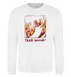 Світшот Duck yeah Білий фото