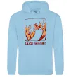 Жіноча толстовка (худі) Duck yeah Блакитний фото
