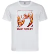 Чоловіча футболка Duck yeah Білий фото
