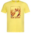 Чоловіча футболка Duck yeah Лимонний фото