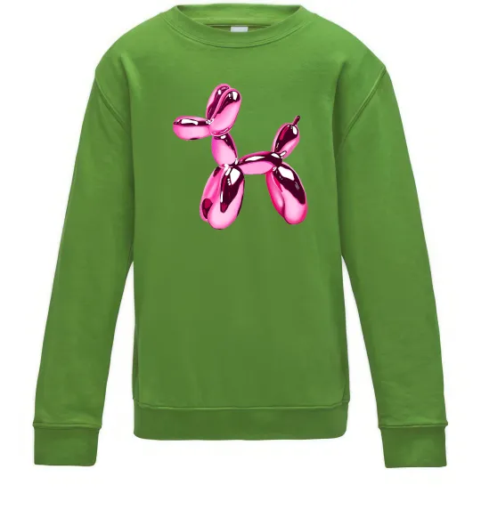 Дитячий світшот Y2K Balloon Dog Лаймовий фото