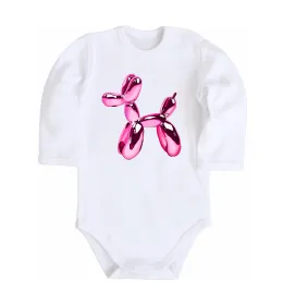 Дитячий бодік Y2K Balloon Dog Білий фото