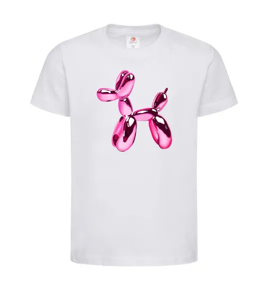 Детская футболка Y2K Balloon Dog Белый фото