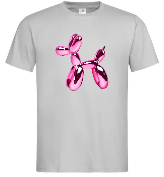 Мужская футболка Y2K Balloon Dog Серый фото