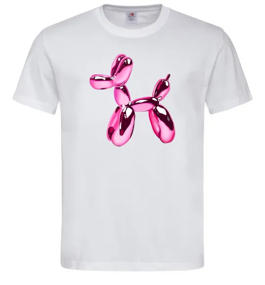 Мужская футболка Y2K Balloon Dog Белый фото