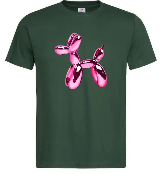 Мужская футболка Y2K Balloon Dog Темно-зеленый фото