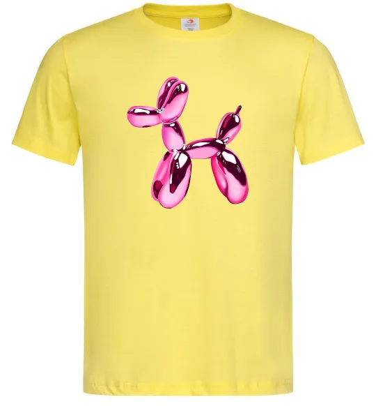 Мужская футболка Y2K Balloon Dog Лимонный фото