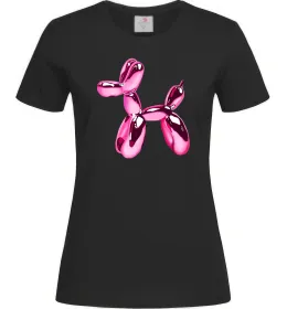Женская футболка Y2K Balloon Dog Черный фото