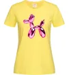 Жіноча футболка Y2K Balloon Dog Лимонний фото