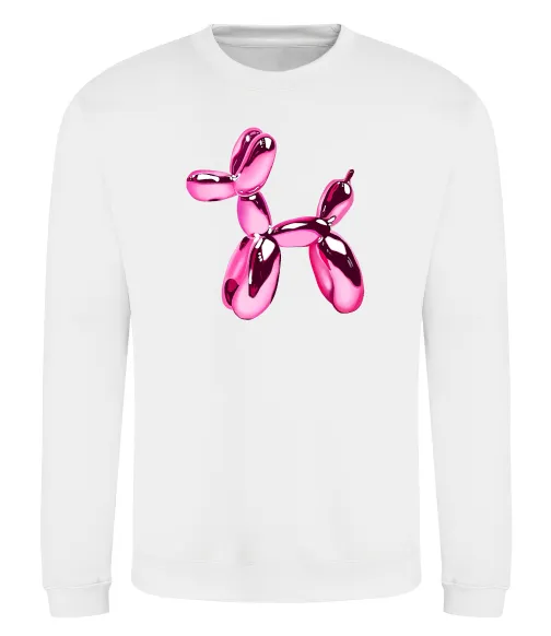 Світшот Y2K Balloon Dog Білий фото