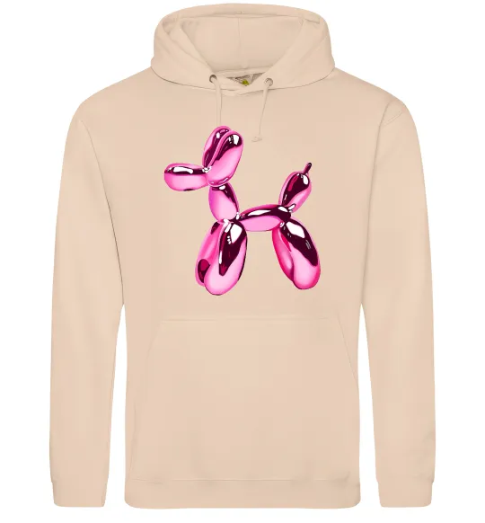 Мужская толстовка (худи) Y2K Balloon Dog Песочный фото