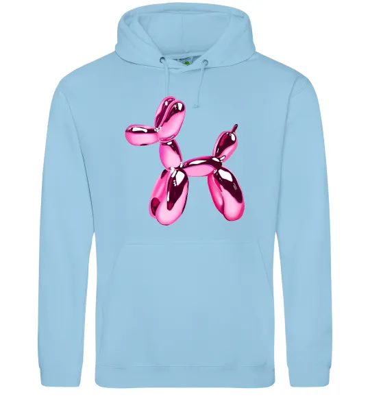 Женская толстовка (худи) Y2K Balloon Dog Голубой фото