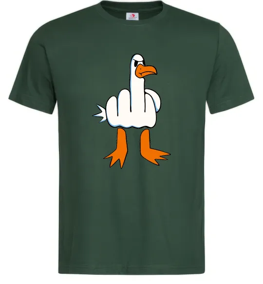 Мужская футболка F(D)uck Темно-зеленый фото