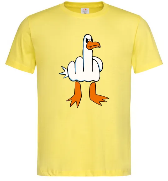 Мужская футболка F(D)uck Лимонный фото