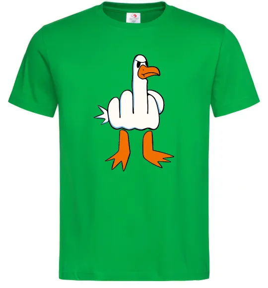 Мужская футболка F(D)uck Зеленый фото