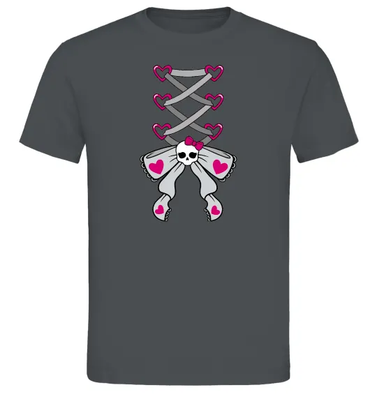 Мужская футболка Рожевий корсет Графит фото