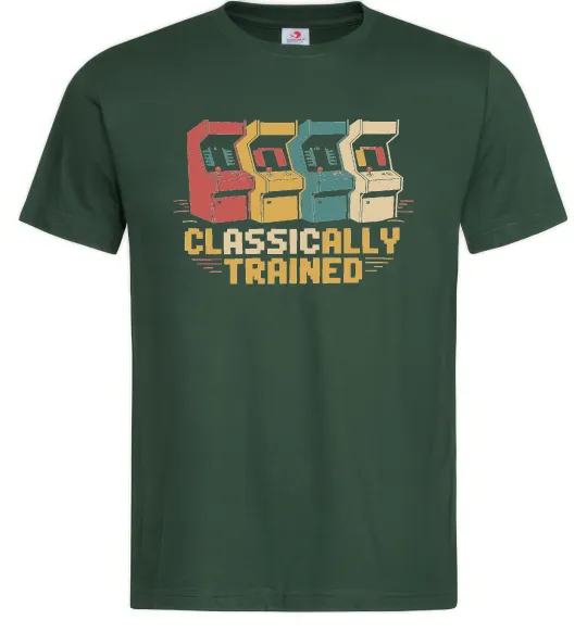 Мужская футболка Retro games Темно-зеленый фото