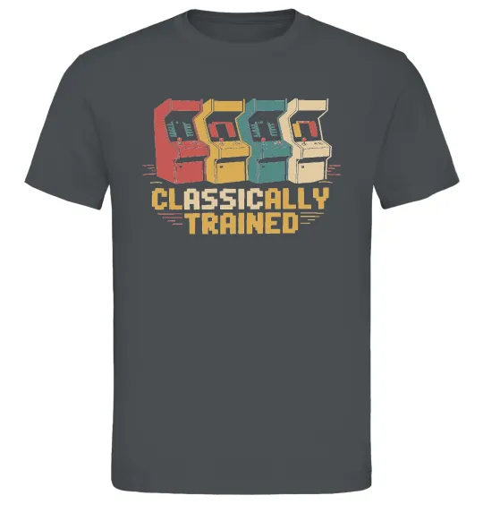 Мужская футболка Retro games Графит фото