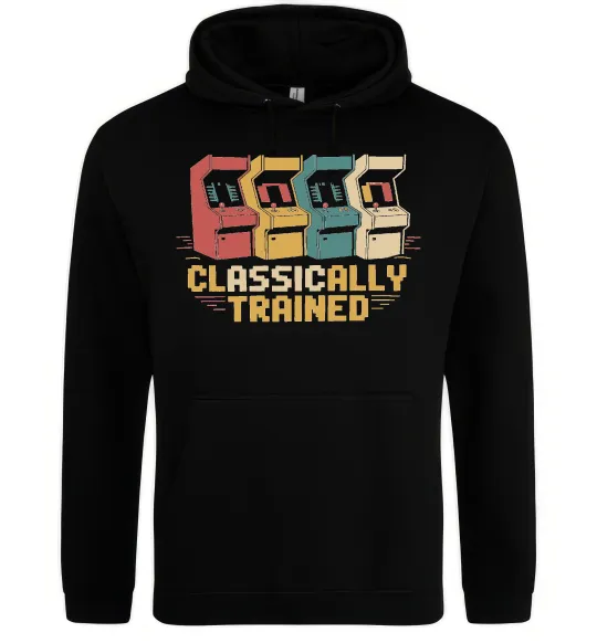 Чоловіча толстовка (худі) Retro games Чорний фото