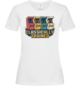 Женская футболка Retro games Белый фото