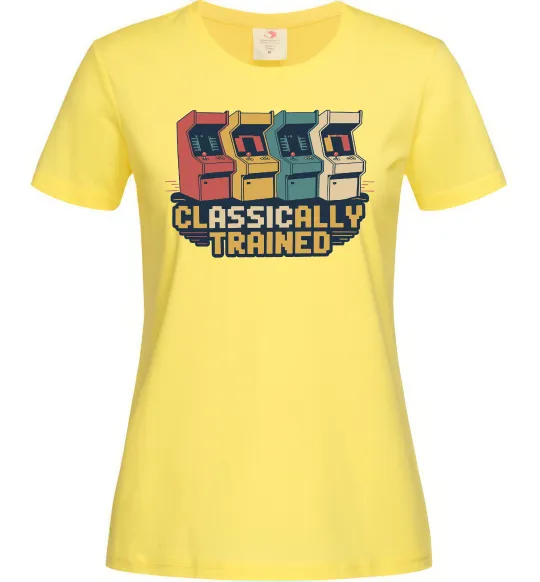 Женская футболка Retro games Лимонный фото