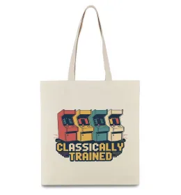 Эко-сумка Retro games Бежевый фото