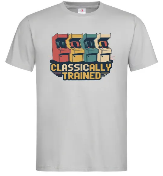 Мужская футболка Retro games Серый фото