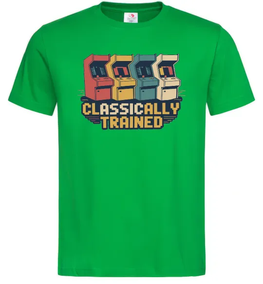 Мужская футболка Retro games Зеленый фото