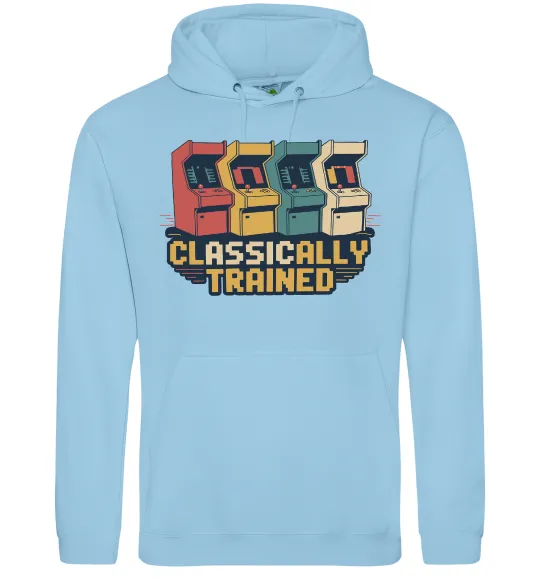 Жіноча толстовка (худі) Retro games Блакитний фото