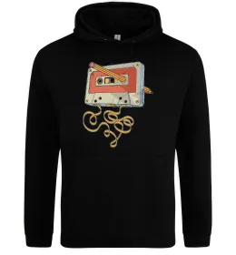 Мужская толстовка (худи) Касета з олівцем Черный фото