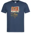 Мужская футболка Касета з олівцем Темно-синий фото