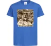Детская футболка Капібара з чаєм Ярко-синий фото