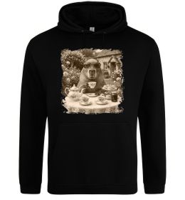 Жіноча толстовка (худі) Капібара з чаєм