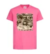 Дитяча футболка Капібара з чаєм Яскраво-рожевий фото