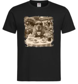 Мужская футболка Капібара з чаєм