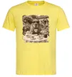 Мужская футболка Капібара з чаєм Лимонный фото