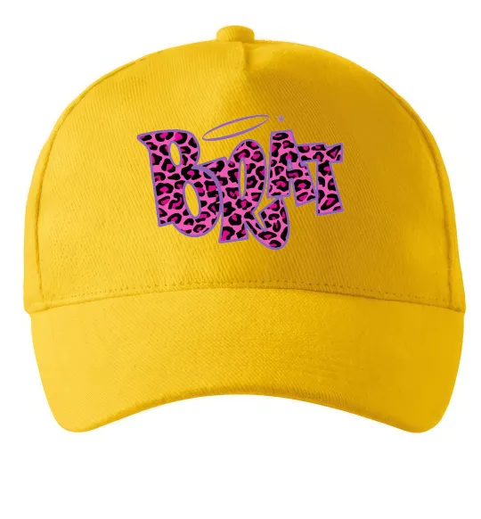 Кепка Brat y2k style Сонячно жовтий фото