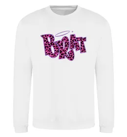 Свитшот Brat y2k style Белый фото