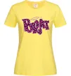 Женская футболка Brat y2k style Лимонный фото