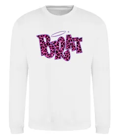 Свитшот Brat y2k style Белый фото