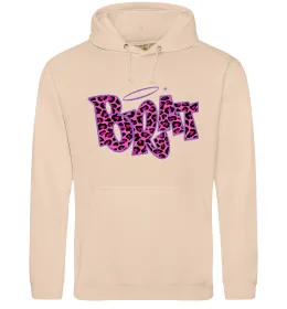 Женская толстовка (худи) Рожеві подряпини Белый фото