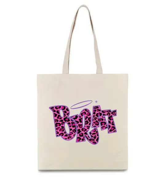 Еко-сумка Brat y2k style Бежевий фото