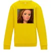 Детский Свитшот Barbie meme Солнечно желтый фото