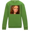 Детский Свитшот Barbie meme Лаймовый фото