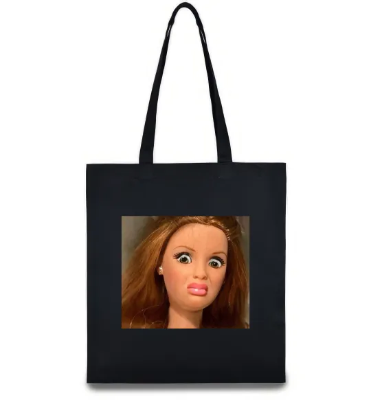 Эко-сумка Barbie meme Черный фото
