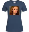 Женская футболка Barbie meme Темно-синий фото