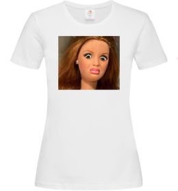 Женская футболка Barbie meme