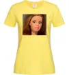 Женская футболка Barbie meme Лимонный фото