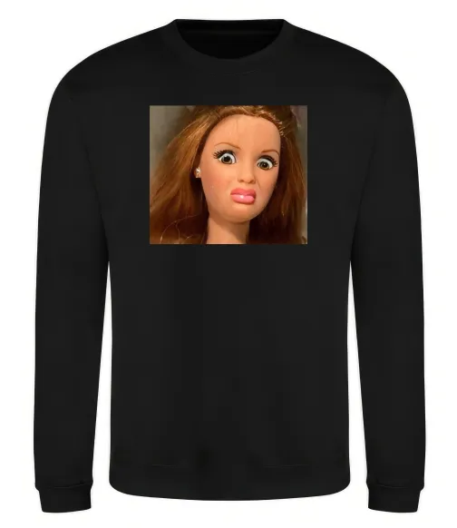 Свитшот Barbie meme Черный фото