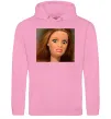 Женская толстовка (худи) Barbie meme Розовый фото